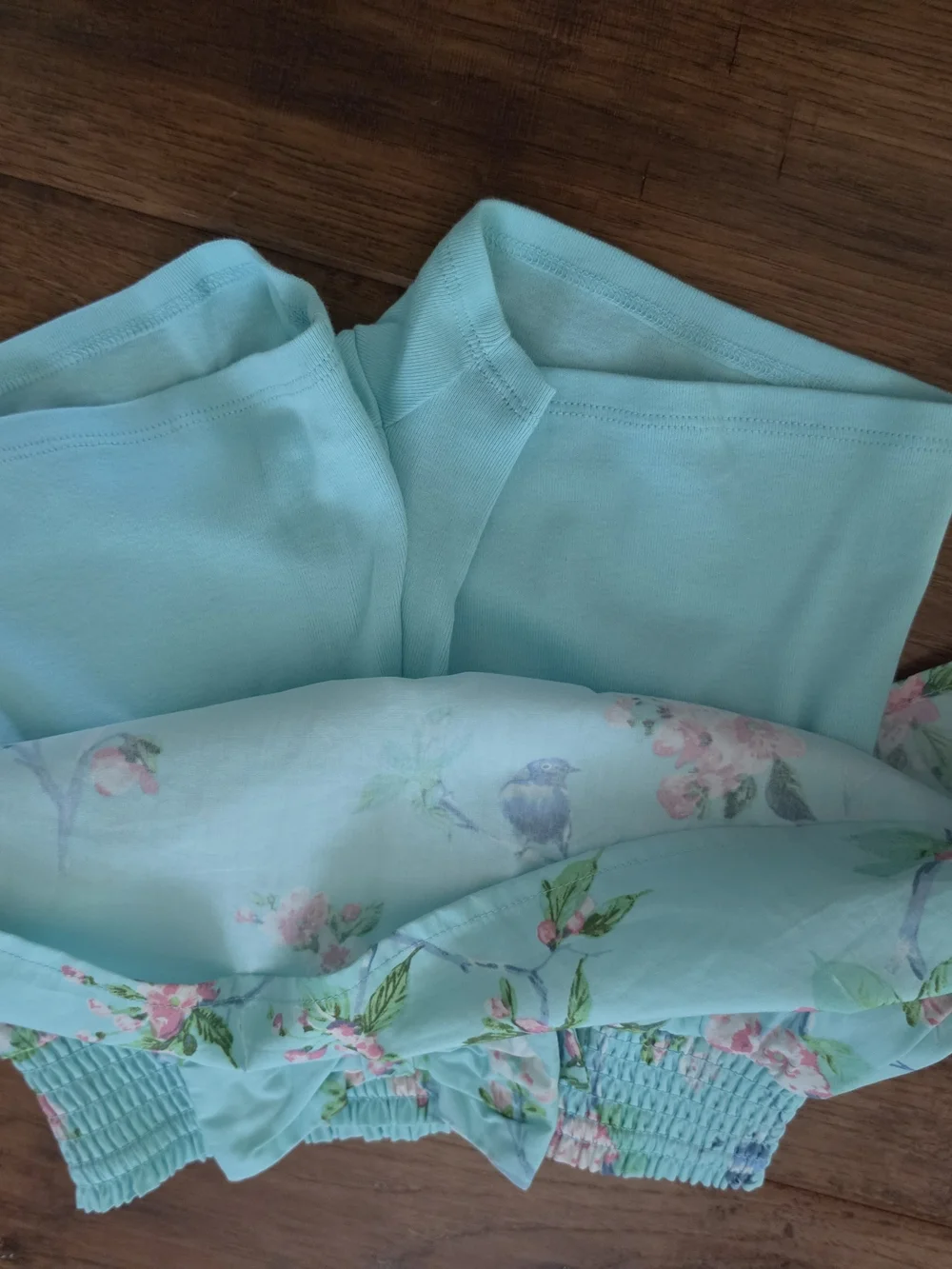Gymboree Mint Green Floral Skort with Bow